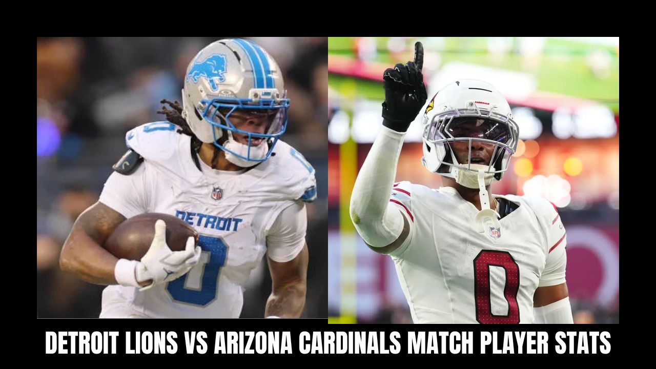 detroit lions vs arizona cardinals match player stats